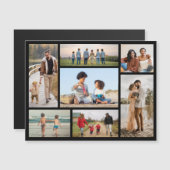 独自の7フォトコラージュ磁気カードを作成 (正面/裏面)