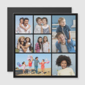 独自の7フォトコラージュ磁気カードを作成 (正面/裏面)