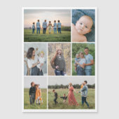 独自の7フォトコラージュ磁気カードを作成 (正面)