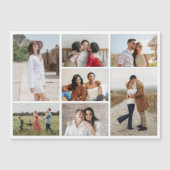 独自の7フォトコラージュ磁気カードを作成 (正面)