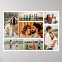 独自の7フォトコラージュ編集可能カラーを作成