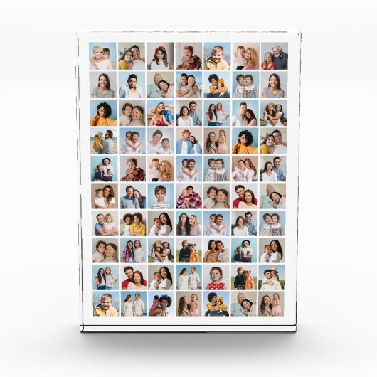 独自の70フォトコラージフォトブロックを作成する フォトブロック (正面)