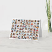 独自の70フォトコラージュを作成 カード (正面)