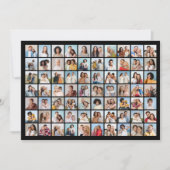 独自の70フォトコラージュを作成 カード (正面)