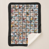 独自の70フォトコラージュを作成 シェルパブランケット (正面)