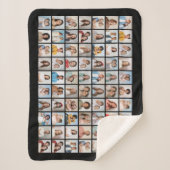 独自の70フォトコラージュを作成 シェルパブランケット (正面)