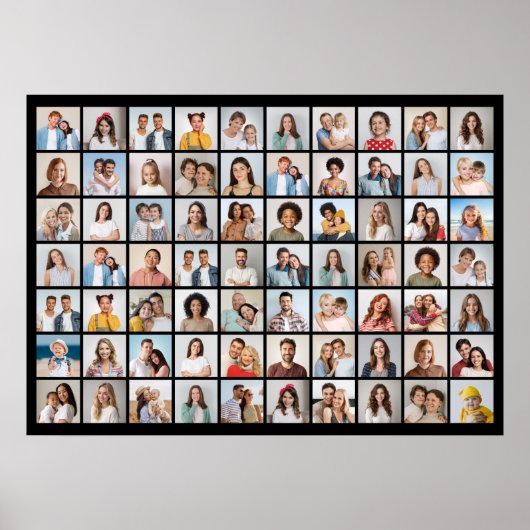 独自の70フォトコラージュを作成 ポスター (正面)
