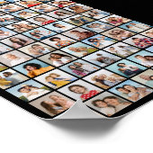 独自の70フォトコラージュを作成 ポスター (角)