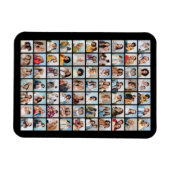 独自の70フォトコラージュを作成 マグネット (横)