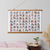 独自の70フォトコラージュを作成 吊り下げ型タペストリー (寝室)