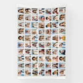 独自の70フォトコラージュを作成 横断幕 (縦)