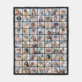 独自の70フォトコラージュフリースブランケットの作成 フリースブランケット (正面)