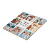 独自の8つのフォトコラージュを作成するあいさつ文を追加 タイル (側面)