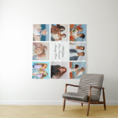 独自の8つのフォトコラージュを作成するあいさつ文を追加 タペストリー (インサイチュ(横))