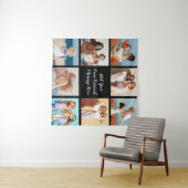 独自の8つのフォトコラージュを作成するあいさつ文を追加 タペストリー (インサイチュ(横))