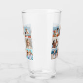 独自の8つのフォトコラージュを作成するあいさつ文を追加 タンブラーグラス (右)