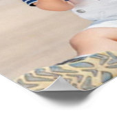 独自の8つのフォトコラージュを作成するあいさつ文を追加 ポスター (角)