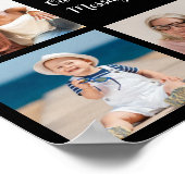 独自の8つのフォトコラージュを作成するあいさつ文を追加 ポスター (角)