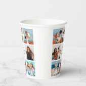 独自の8つのフォトコラージュを作成するあいさつ文を追加 紙コップ (右)