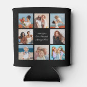 独自の8つのフォトコラージュを作成するあいさつ文を追加 缶クーラー (裏面)