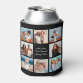 独自の8つのフォトコラージュを作成するあいさつ文を追加 缶クーラー (缶正面)