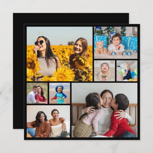 独自の8つのフォトコラージュを作成する (正面/裏面)