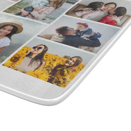 独自の8つのフォトコラージュを作成する カッティングボード (角)