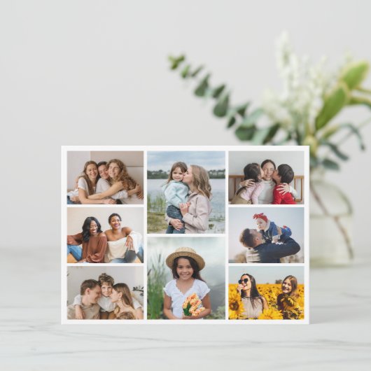 独自の8つのフォトコラージュを作成する カード (スタンド正面)