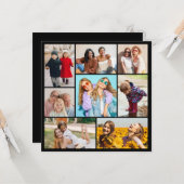 独自の8つのフォトコラージュを作成する カード (正面/裏面インサイチュ)