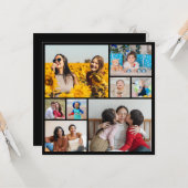 独自の8つのフォトコラージュを作成する カード (正面/裏面インサイチュ)