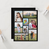 独自の8つのフォトコラージュを作成する カード (正面/裏面インサイチュ)