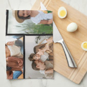 独自の8つのフォトコラージュを作成する キッチンタオル (四つ折り)