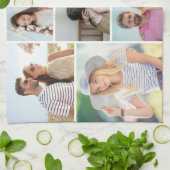 独自の8つのフォトコラージュを作成する キッチンタオル (折り畳み)