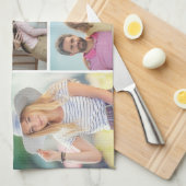 独自の8つのフォトコラージュを作成する キッチンタオル (四つ折り)