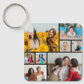 独自の8つのフォトコラージュを作成する キーホルダー (正面)