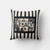 独自の8つのフォトコラージュを作成する クッション (裏面)