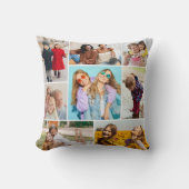 独自の8つのフォトコラージュを作成する クッション (正面)