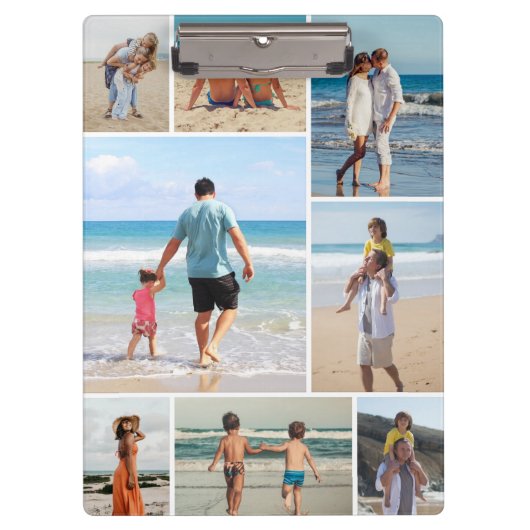 独自の8つのフォトコラージュを作成する クリップボード (正面)