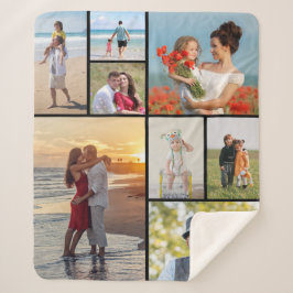 独自の8つのフォトコラージュを作成する シェルパブランケット