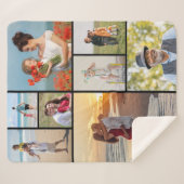 独自の8つのフォトコラージュを作成する シェルパブランケット (正面(横))