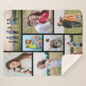 独自の8つのフォトコラージュを作成する シェルパブランケット (正面(横))