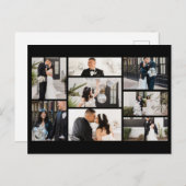 独自の8つのフォトコラージュを作成する シーズンポストカード (正面/裏面)