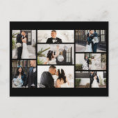 独自の8つのフォトコラージュを作成する シーズンポストカード (正面)