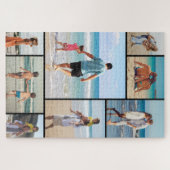 独自の8つのフォトコラージュを作成する ジグソーパズル (横)