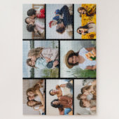 独自の8つのフォトコラージュを作成する ジグソーパズル (縦)