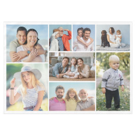 独自の8つのフォトコラージュを作成する テーブルクロス