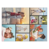 独自の8つのフォトコラージュを作成する テーブルクロス (正面(横))