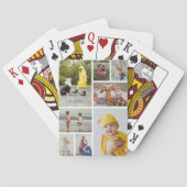 独自の8つのフォトコラージュを作成する トランプ (裏面)