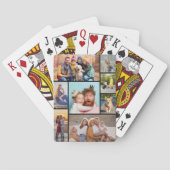 独自の8つのフォトコラージュを作成する トランプ (裏面)