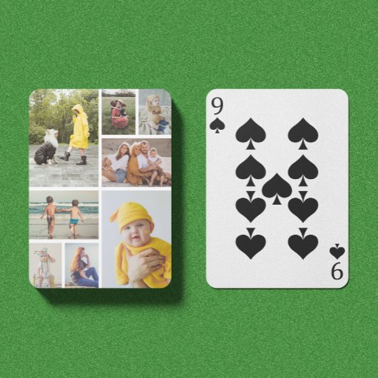 独自の8つのフォトコラージュを作成する トランプ